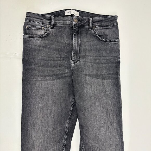 Zara The High Waist Skinny Women's size 8 Black Denim Jeans - Picture 2 of 5